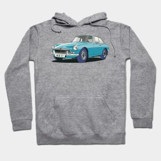 MGB GT Vintage Car in Hoodie